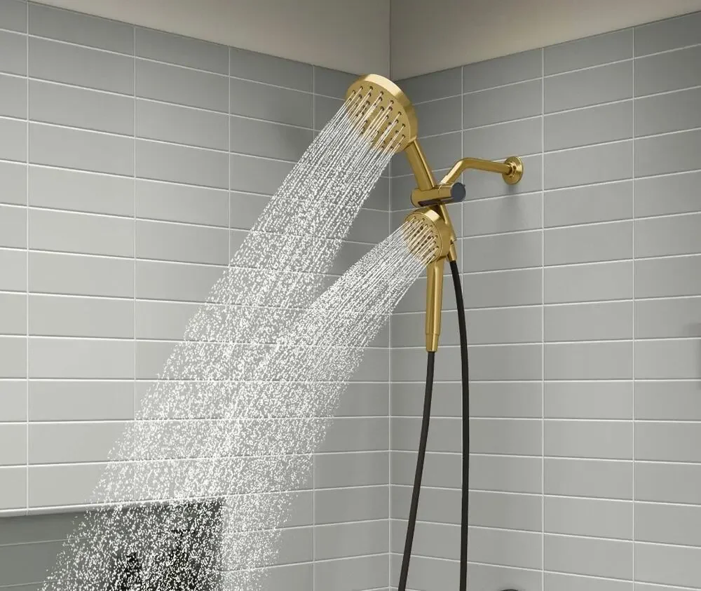 Kohler Prone 3-in-1 Multifunction Shower Head with Power Sweep Gold